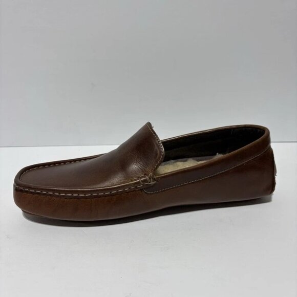 L.B. Evans Men’s Alton Slippers Brown Leather, Size 9 M main image 7